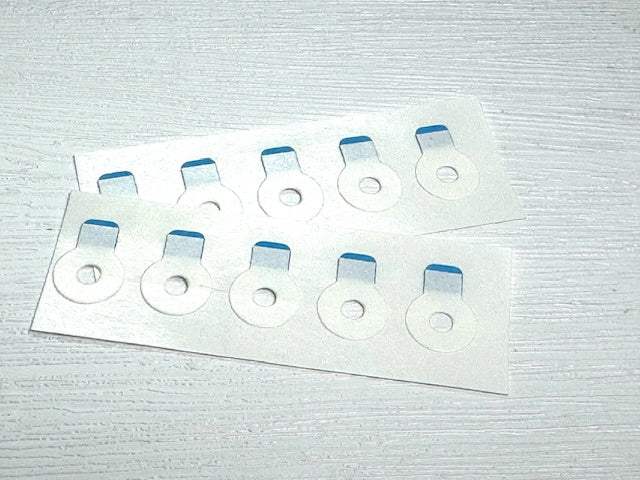 Double Sided Adhesive Collars- 0.5" - 100 collars per bag