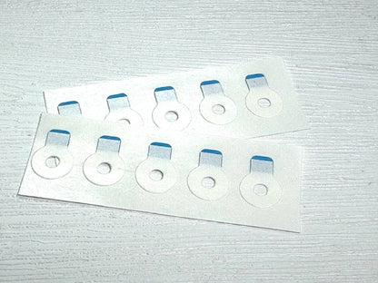 Double Sided Adhesive Collars- 0.5" - 100 collars per bag